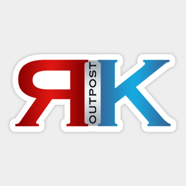 RK Outpost Logo Sticker by RK Outpost